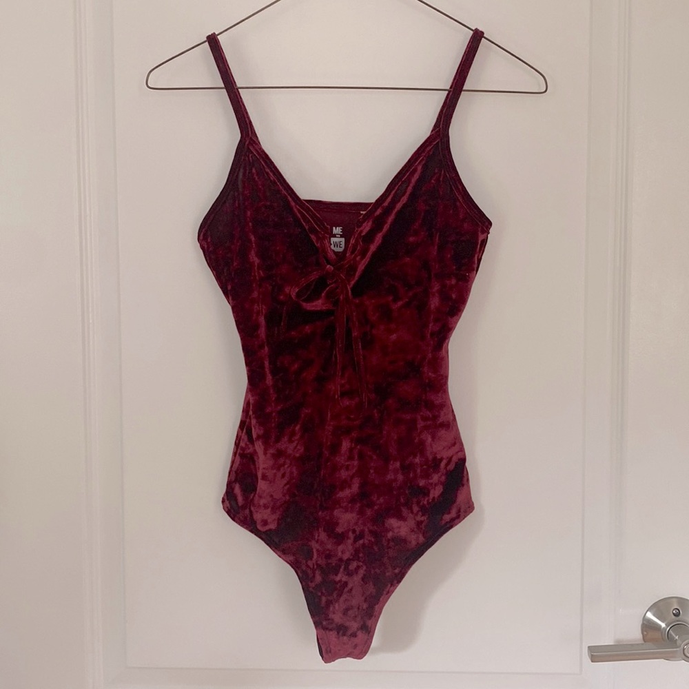 velvet bodysuit